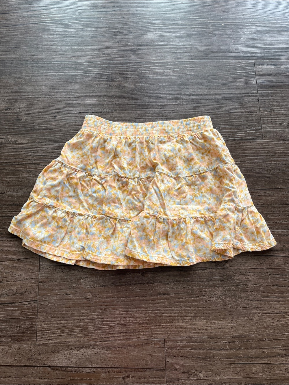 Oshkosh Girl Floral Tiered Skirt Size 6/6x